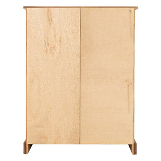 The CHOICEWARDROBE Central is a solid pine, rustic wardrobe with 1 door and 4 drawers. It features black metal handles and a classic country style finish, photographed against a white background.