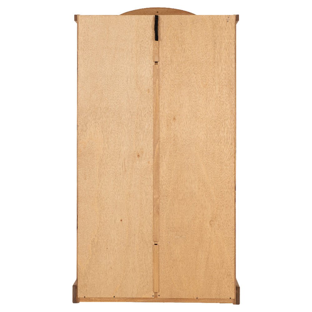 CHOICEWARDROBE Central 2-door wardrobe in rustic oak solid wood design