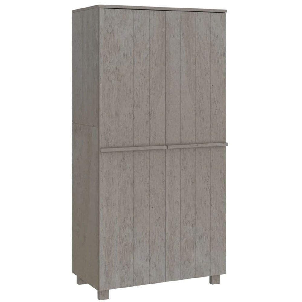 CHOICEWARDROBE Hull 4-door wardrobe in light grey oak effect