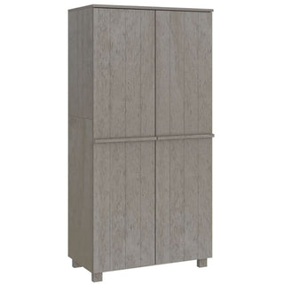 The CHOICEWARDROBE Hull 4 Door Wardrobe (89 cm, Light Grey Oak Effect) is a tall, modern storage cabinet with split compartments and a minimalist look—perfect for functional bedroom storage.