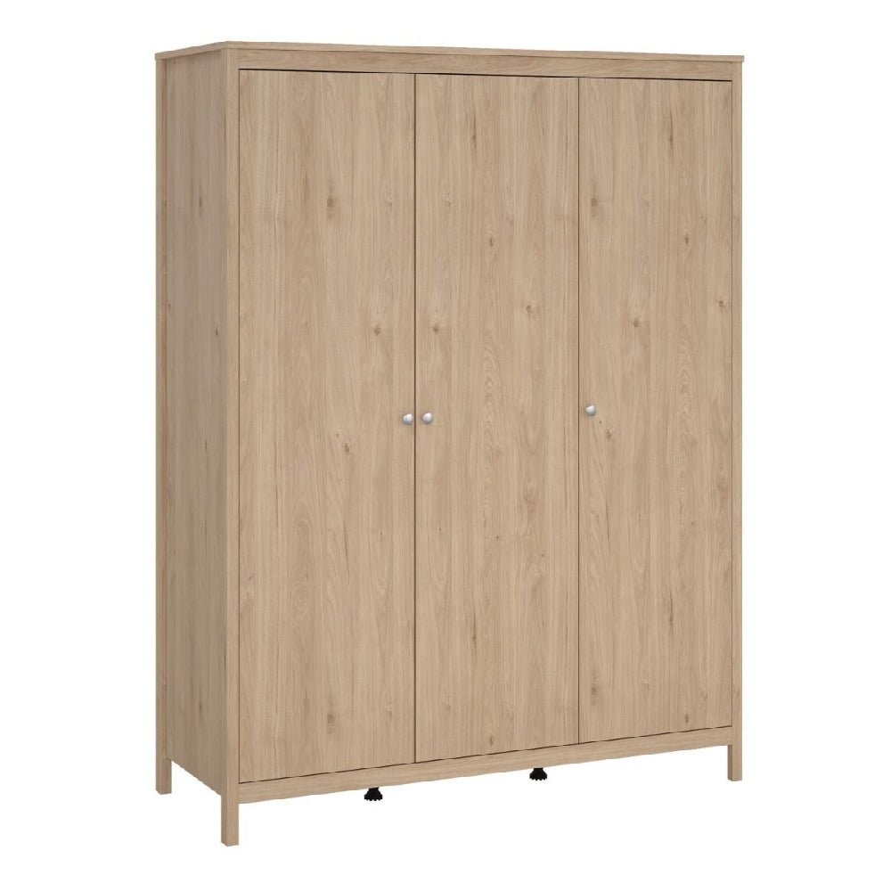 CHOICEWARDROBE Macron 3 door oak effect wardrobe