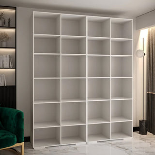 Internal Storage Layout of the CHOICEWARDROBE Madrid 4 Door Wardrobe with Shelving and Hanging Rails