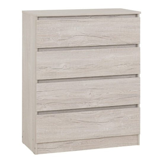 CHOICEWARDROBE Urban Snow 4-drawer chest of drawers