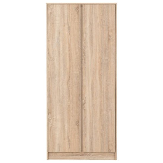 CHOICEWARDROBE McGowen 2 door Sonoma Oak wardrobe with hanging rail and shelf