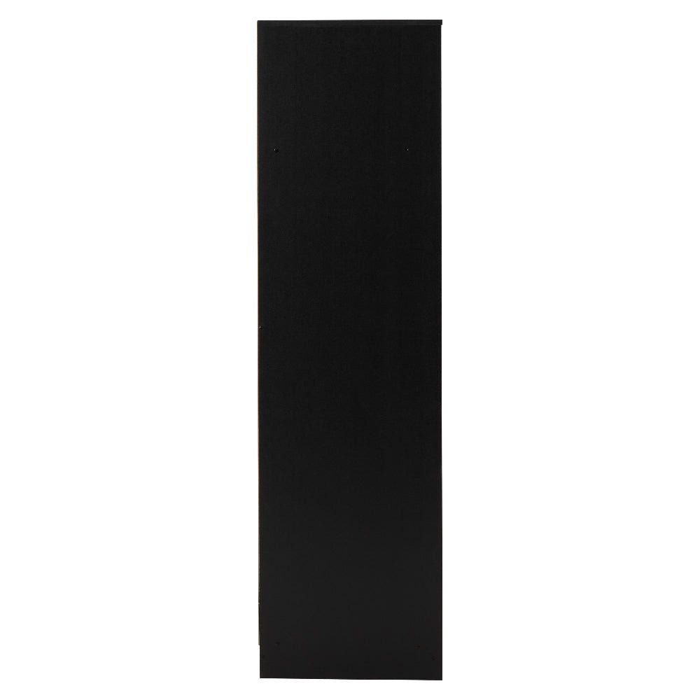 CHOICEWARDROBE McGowan 80cm black wooden 2 door wardrobe