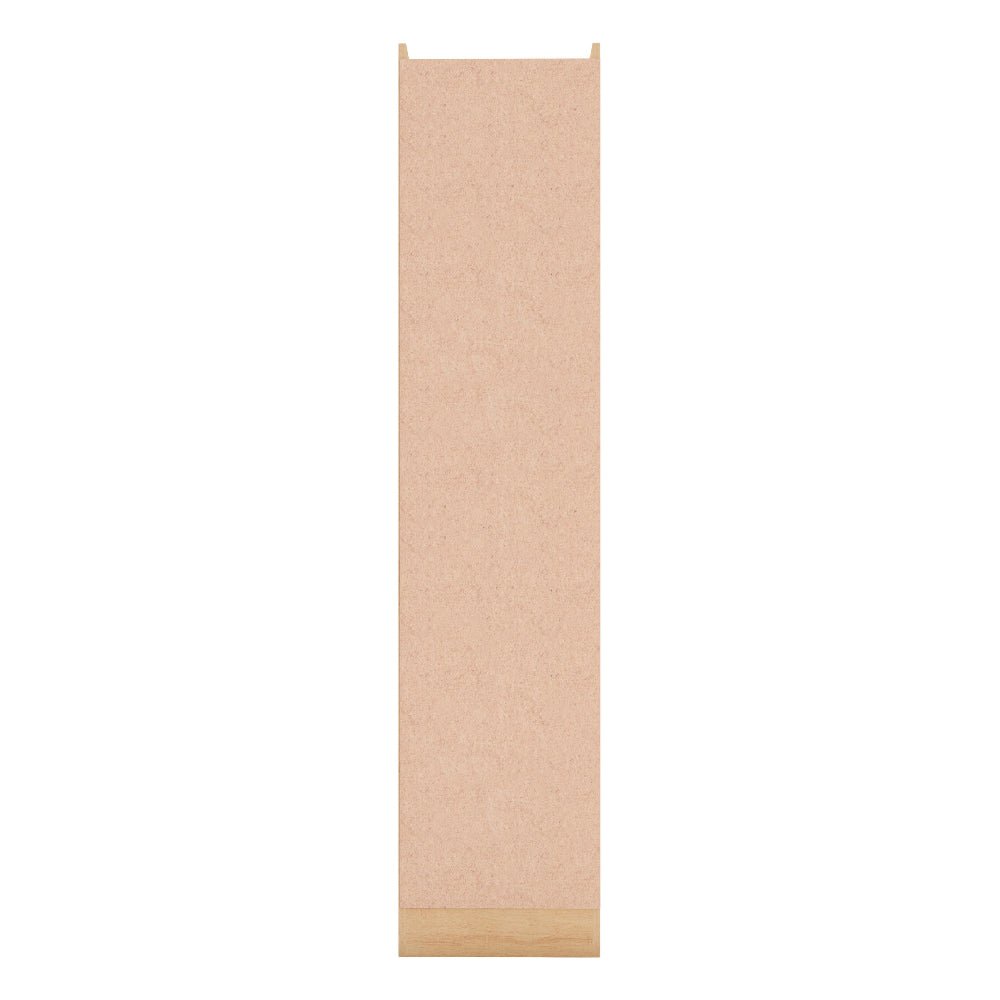 CHOICEWARDROBE Modara slim wardrobe in Sonoma Oak finish with 1 door and drawer