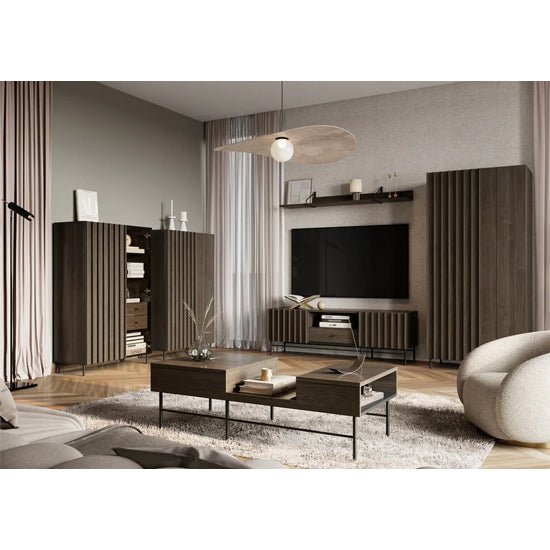 CHOICEWARDROBE Prato 92cm 2 door wardrobe in Portland Ash finish with hanging rail