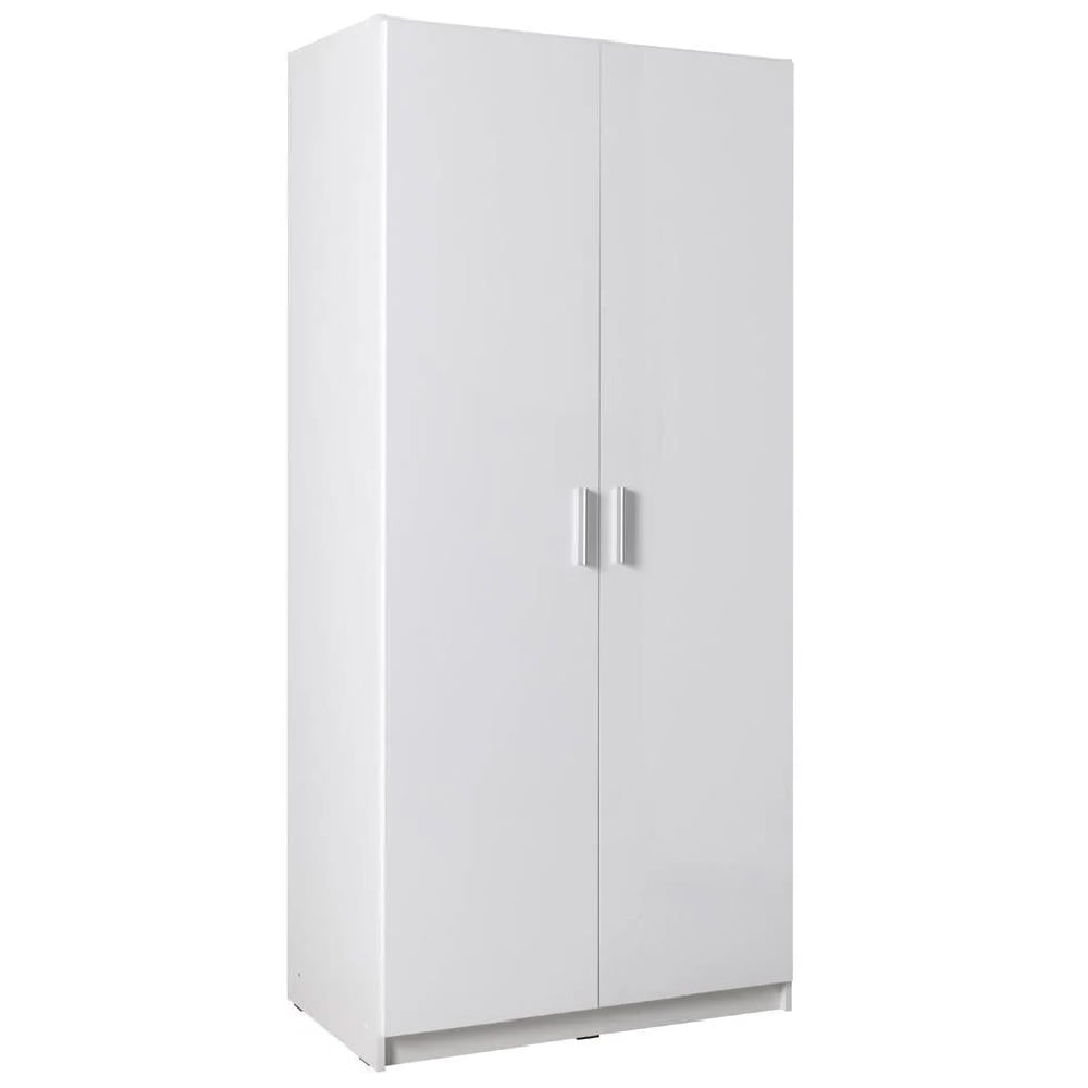 CHOICEWARDROBE Swift white high gloss 2 door hinged wardrobe