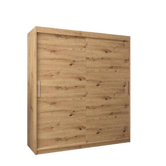 CHOICEWARDROBE Tavira 180cm Artisan Oak sliding door wardrobe with 2 doors