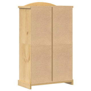 Croydon Wooden Wardrobe With 2 Doors 1 Drawer In Brown