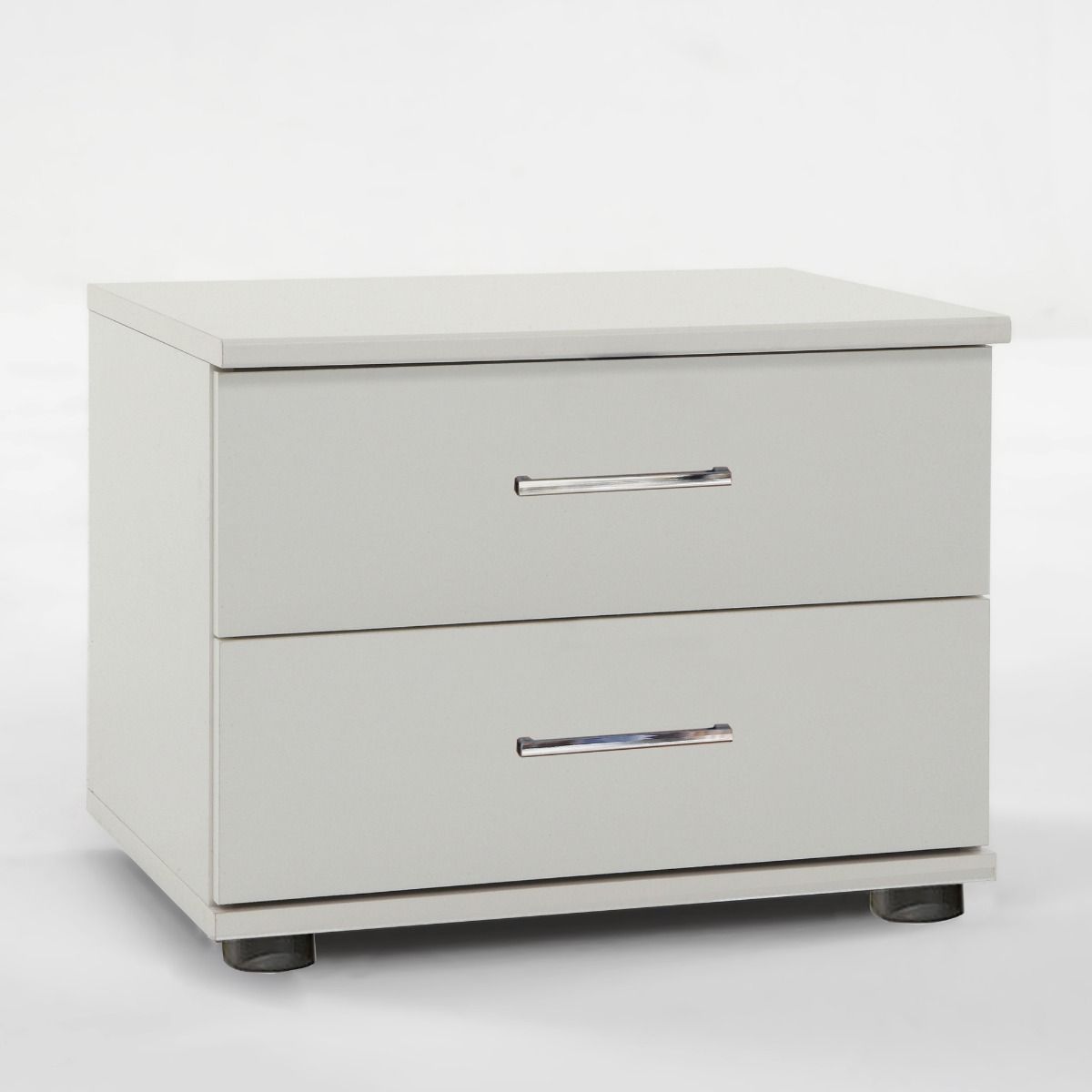 Divac 52cm bedside table in white