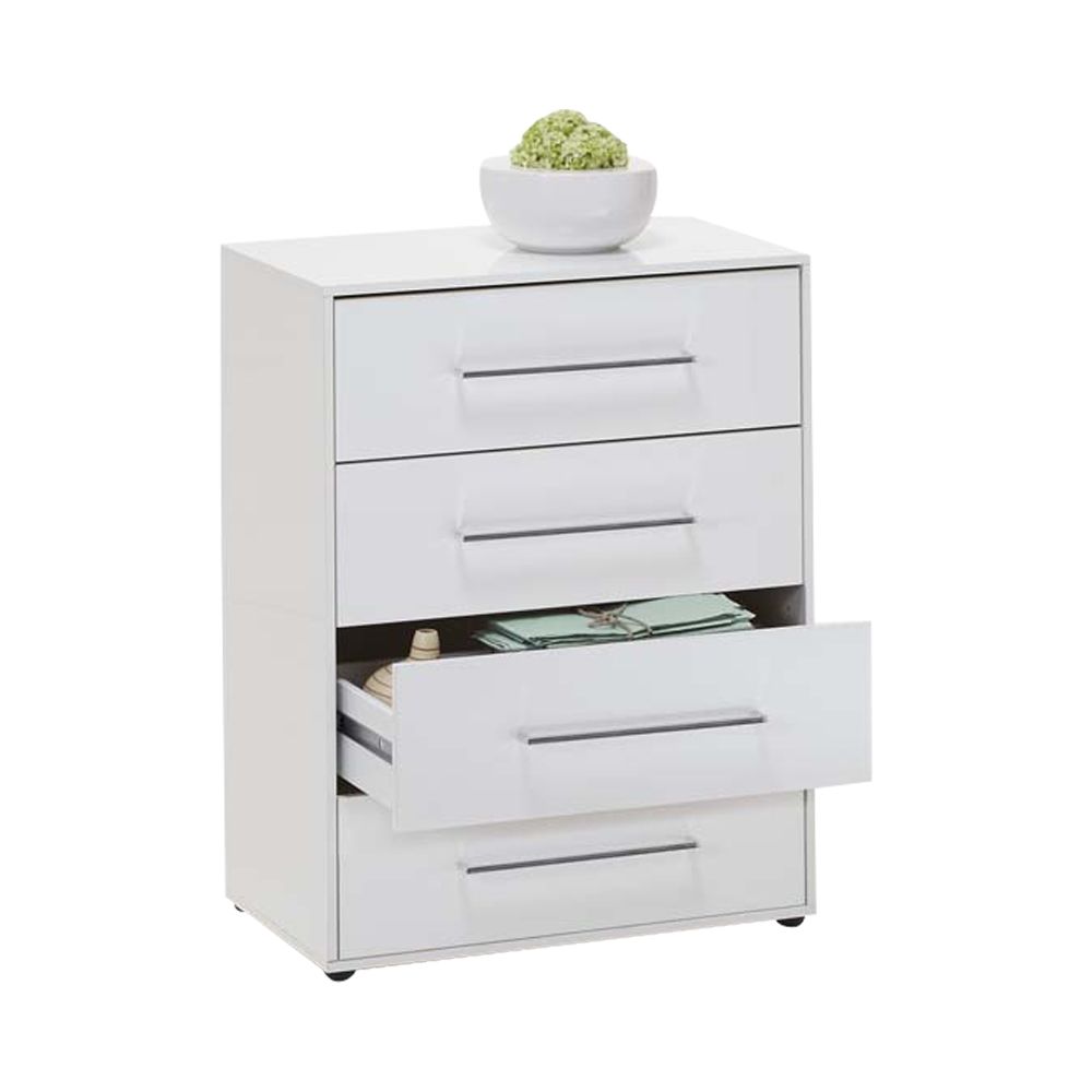 Juli 68cm chest of drawers in white gloss