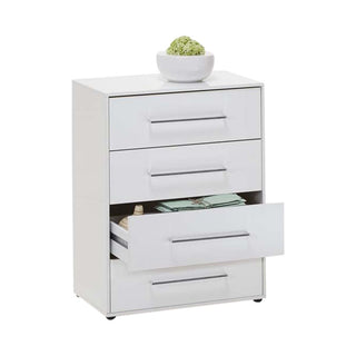 Juli 68cm chest of drawers in white gloss