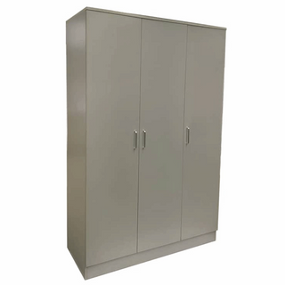 Sleek 120cm wardrobe in grey