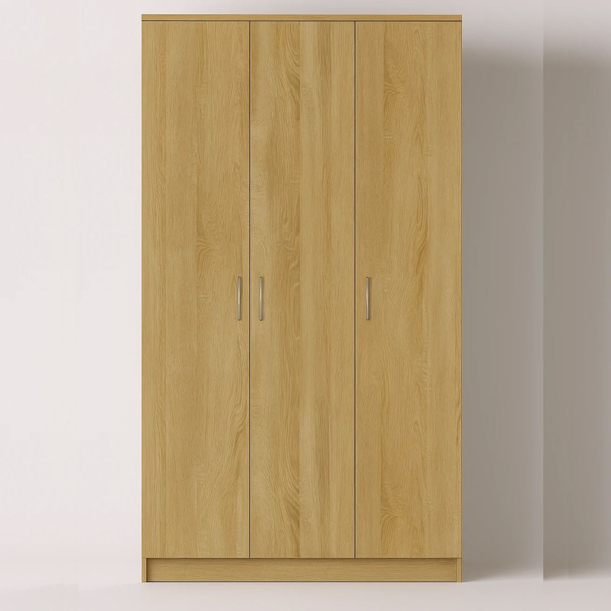 Sleek 120cm wardrobe in oak