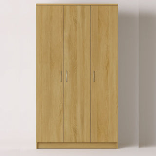 Sleek 120cm wardrobe in oak