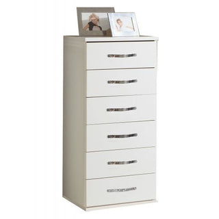 Buckingham 46cm chest of drawers in white