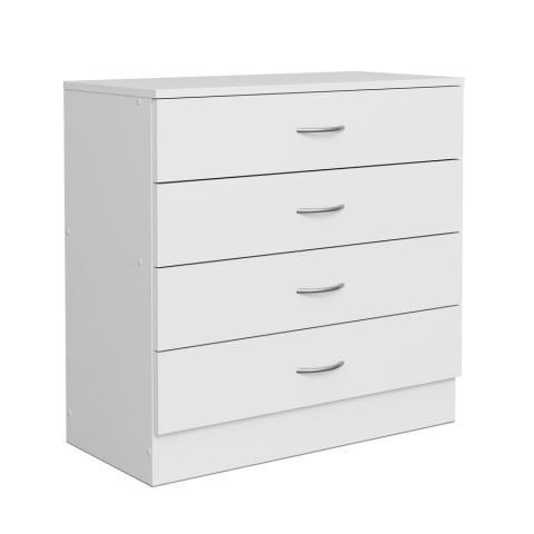 Arvello 74cm 4-Drawer Chest of Drawers in White