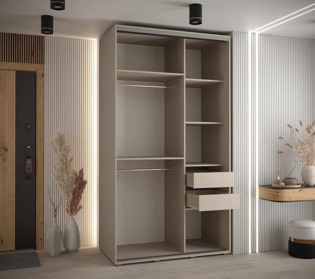 Dakota XI Sliding Door Wardrobe 140cm - gallery image 6