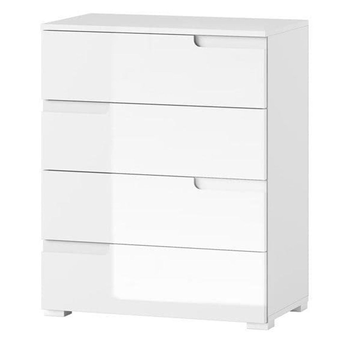 Sarnia 50cm 4-Drawer Chest - White Gloss — gallery view 2