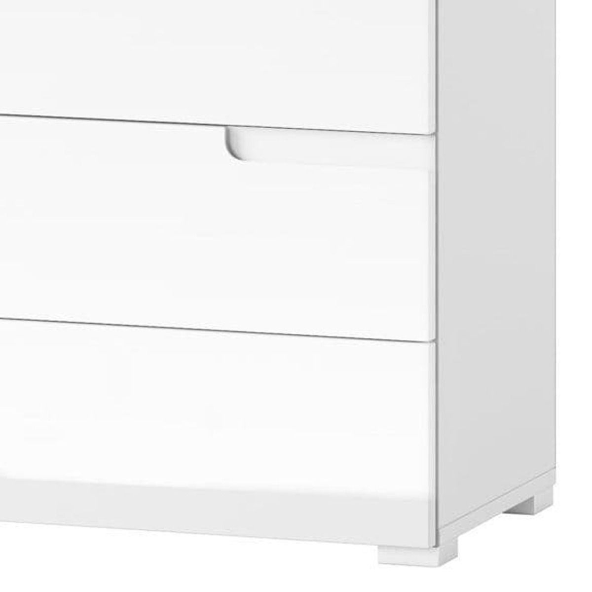 Sarnia 50cm 4-Drawer Chest - White Gloss — gallery view 3