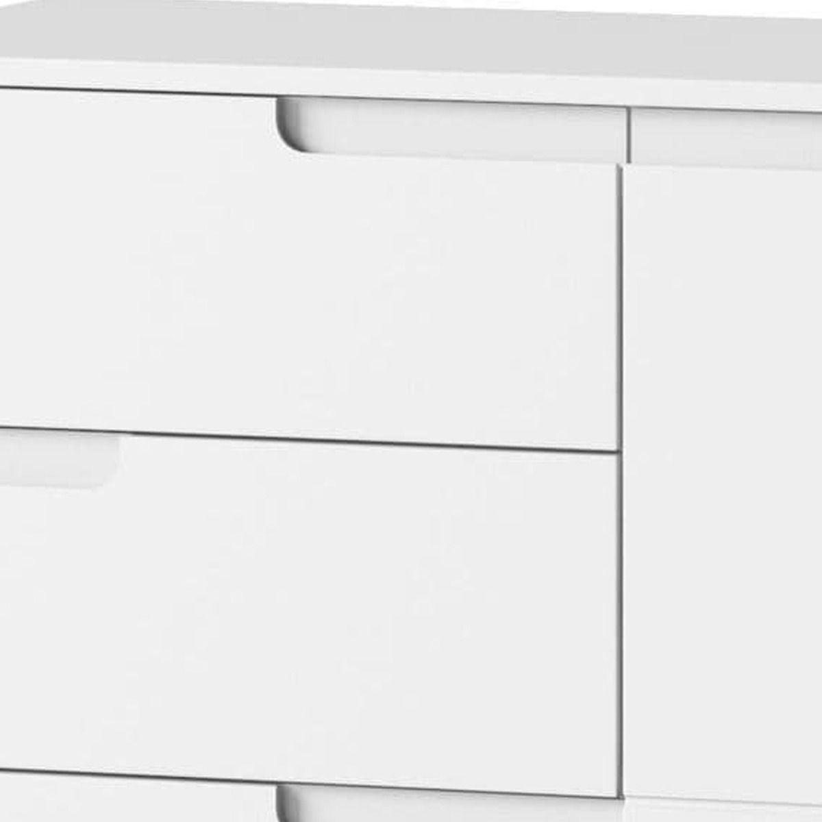 Viktoria 65cm 4-Drawer Chest - White Gloss — gallery view 5