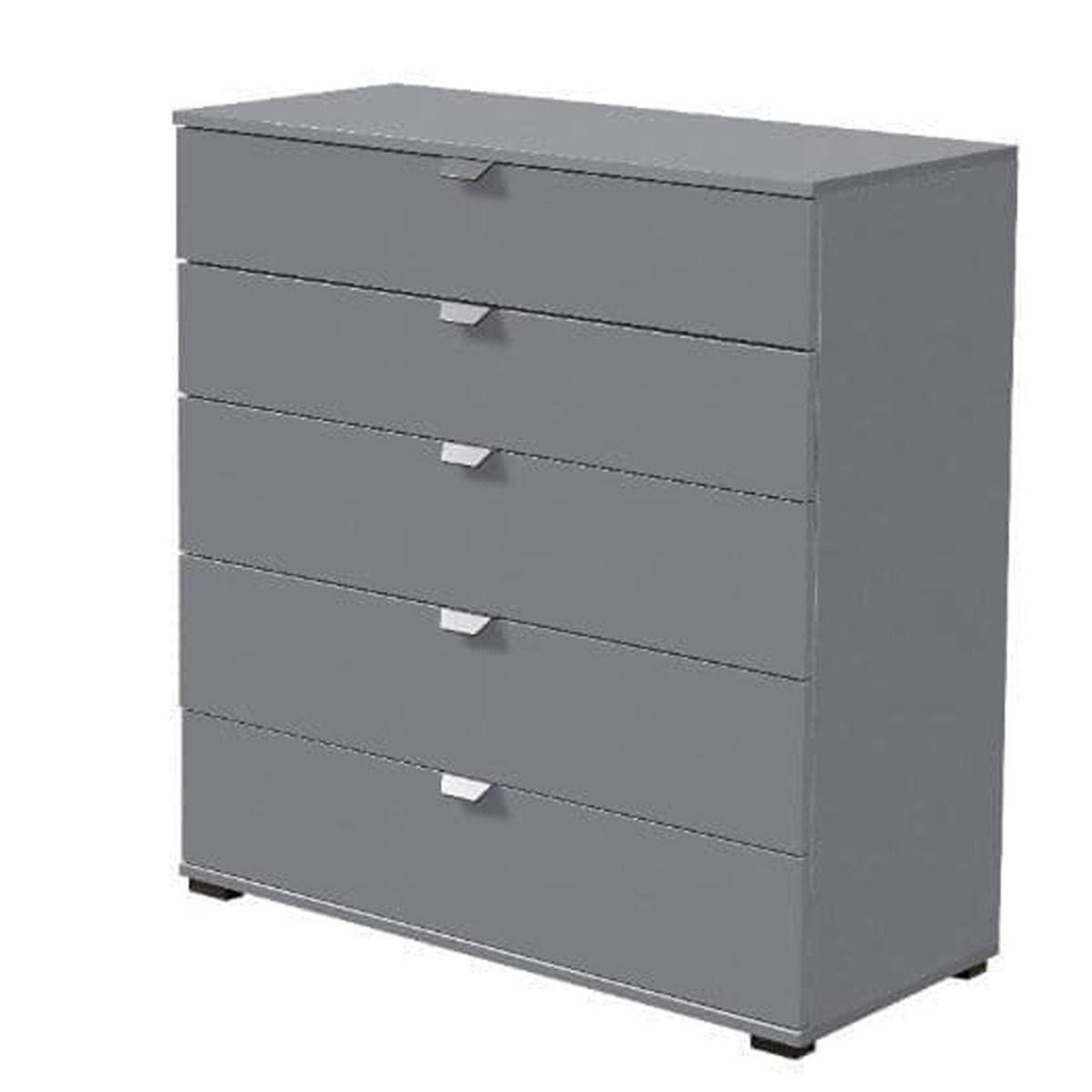 Villam 90cm 5-Drawer Chest - Grey — gallery view 3