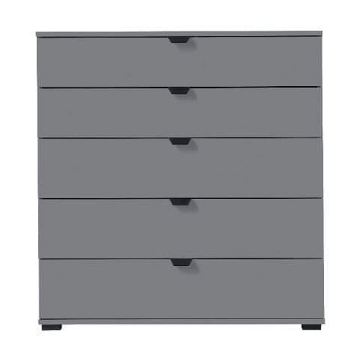 Villam 90cm 5-Drawer Chest - Grey — gallery view 4