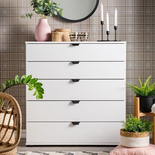 Higham 90cm 6-Drawer Chest - Arctic White — additional product view
