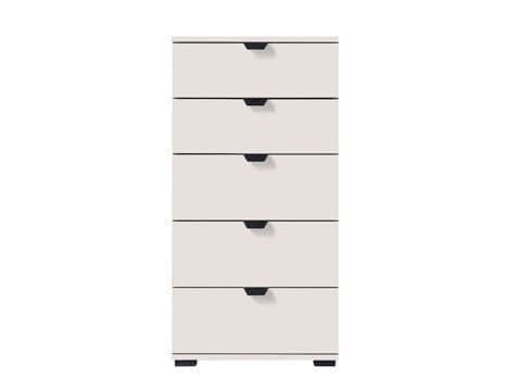 Higham 45cm 5-Drawer Narrow Chest - Arctic White — gallery view 3