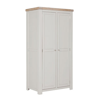 Dawson Wooden Wardrobe With 2 Doors In Taupe