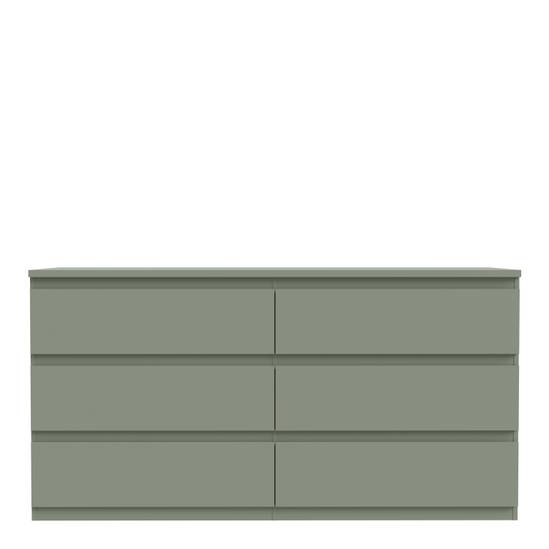 Edmore 153.9cm 6-Drawer Wide Chest – Sage Green – image 3