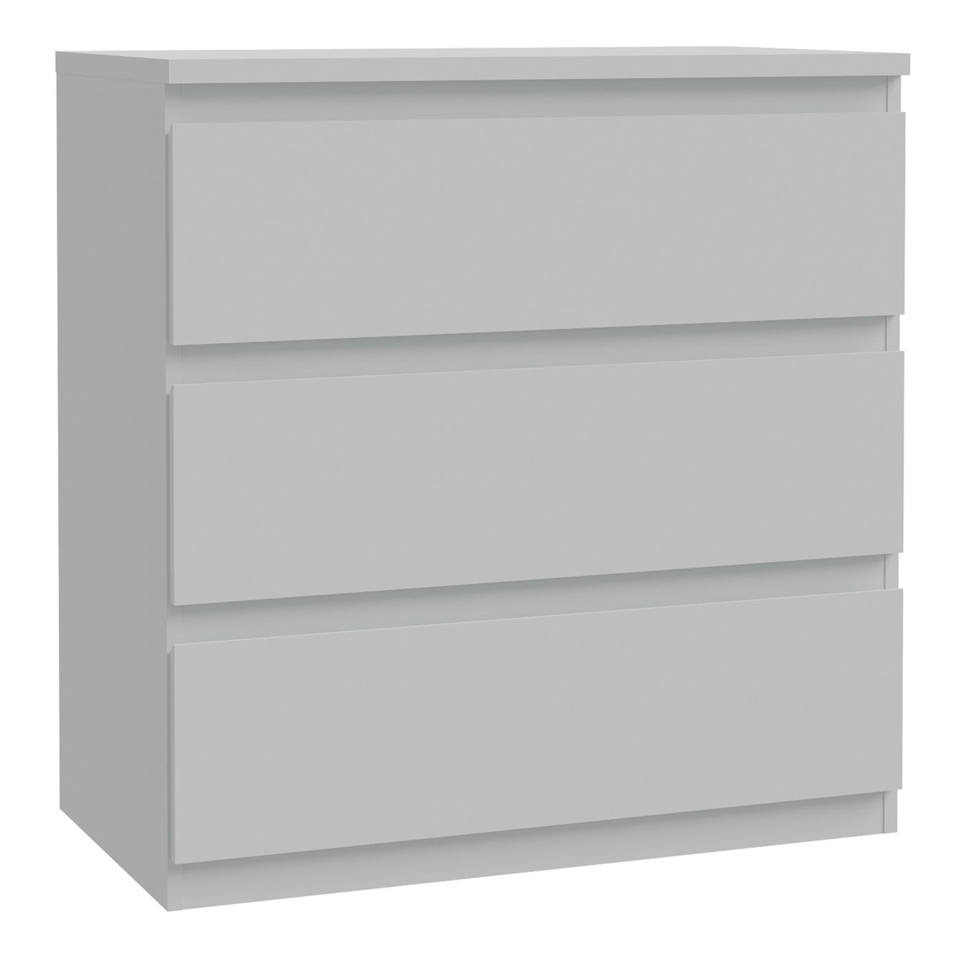 Edmore 79.8cm 3-Drawer Chest – Light Grey – image 2