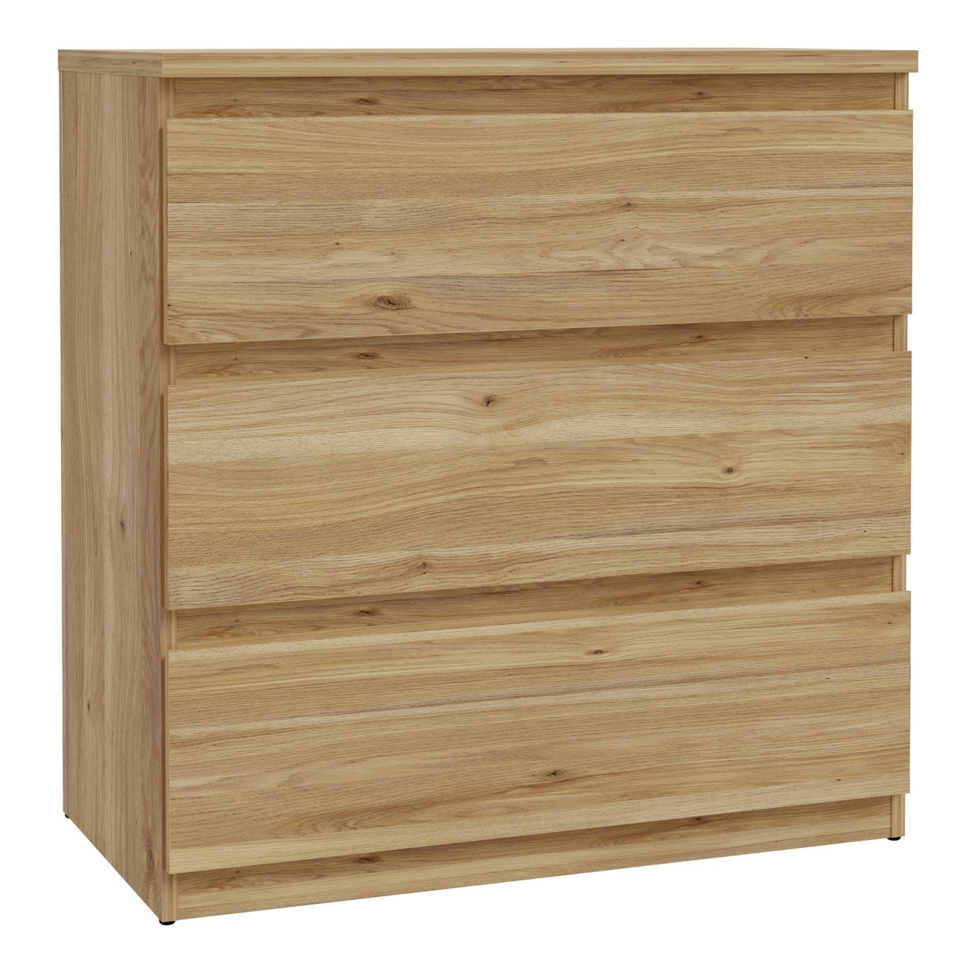 Edmore 79.8cm 3-Drawer Chest – Mauvella Oak – image 2