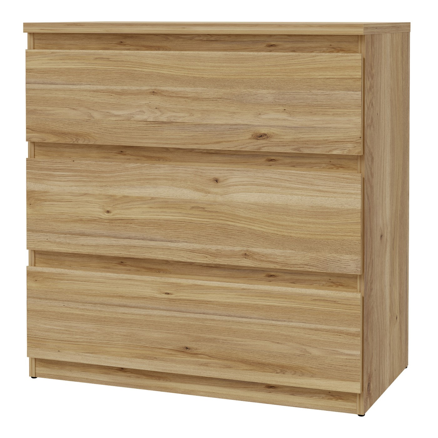 Edmore 79.8cm 3-Drawer Chest – Mauvella Oak – image 4