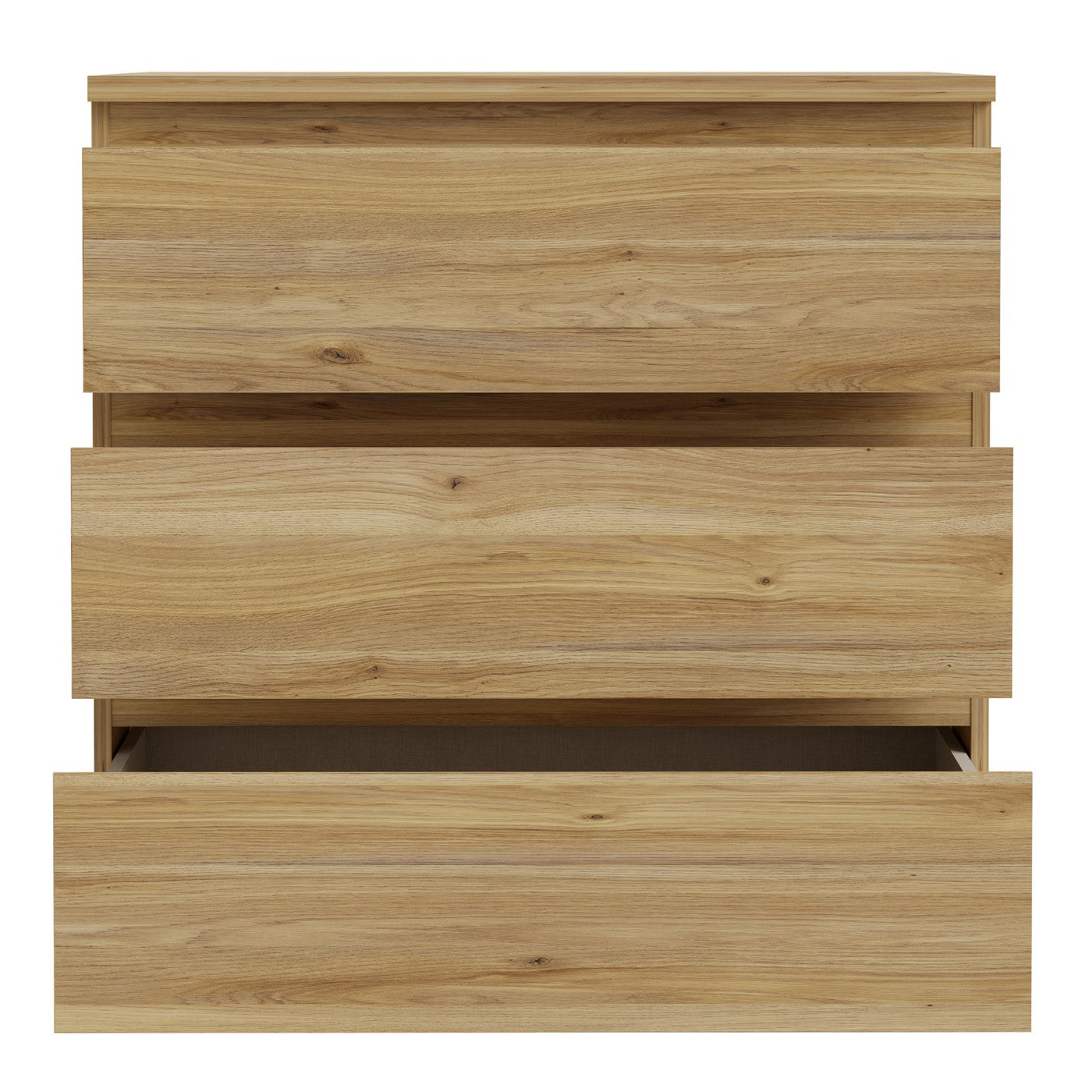 Edmore 79.8cm 3-Drawer Chest – Mauvella Oak – image 6