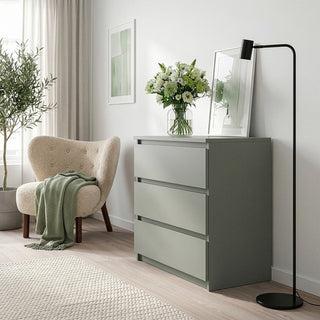Edmore 79.8cm 3-Drawer Chest – Sage Green – image 1