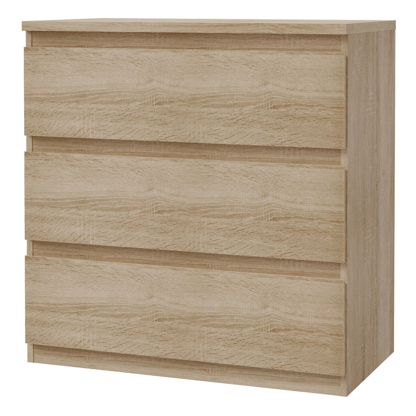 Edmore 79.8cm 3-Drawer Chest – Sonoma Oak – image 4