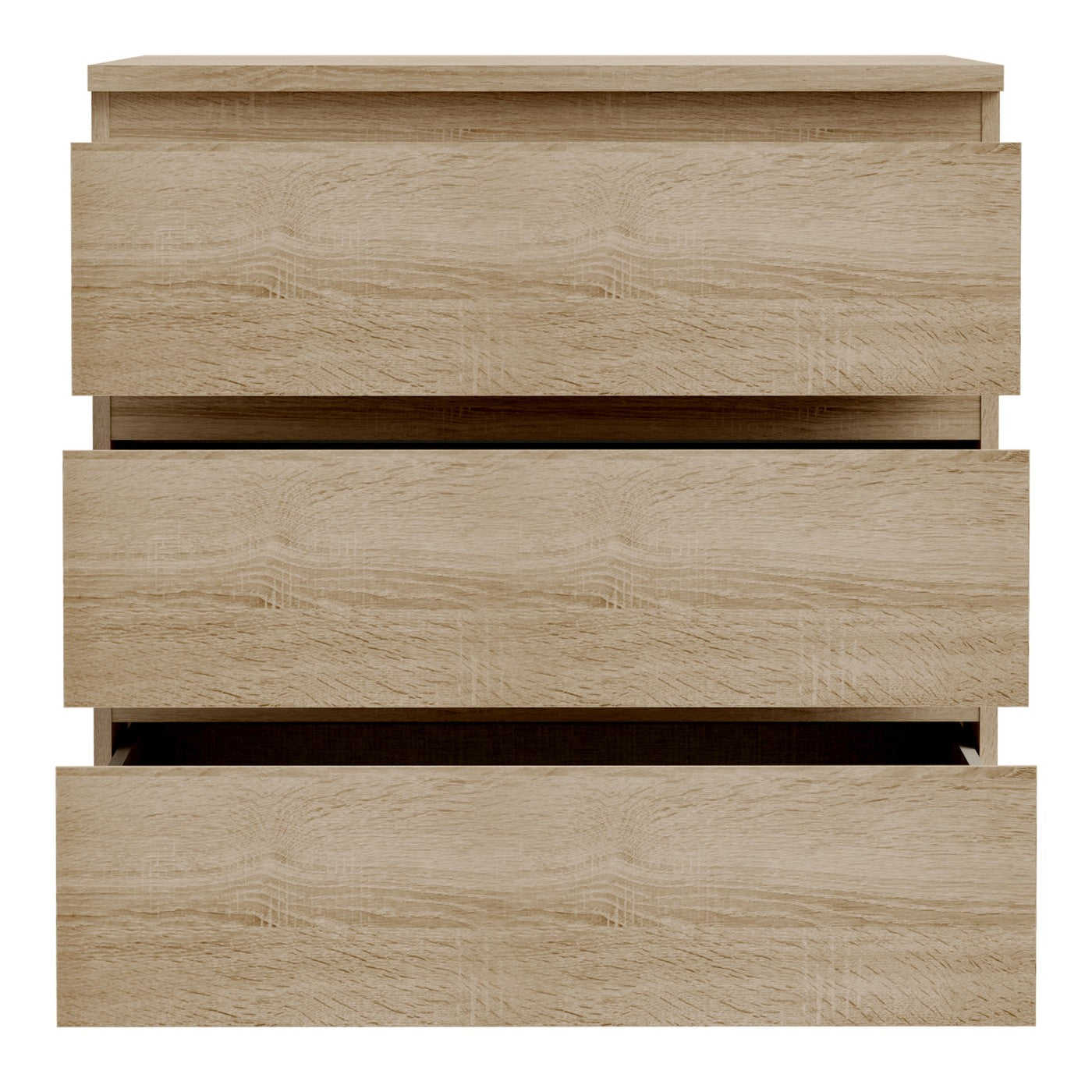 Edmore 79.8cm 3-Drawer Chest – Sonoma Oak – image 6