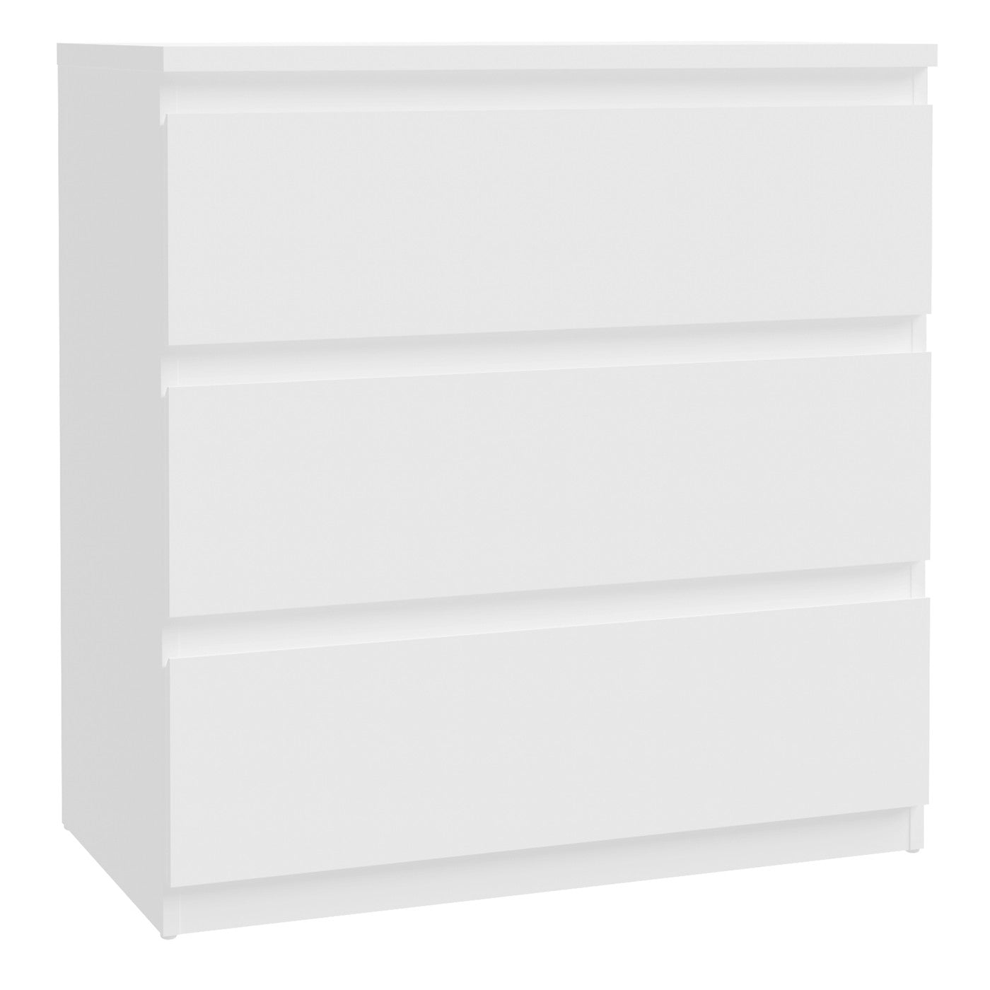Edmore 79.8cm 3-Drawer Chest – White – image 2