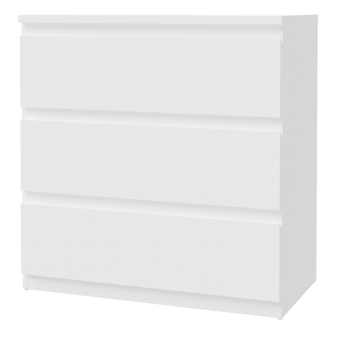 Edmore 79.8cm 3-Drawer Chest – White – image 4