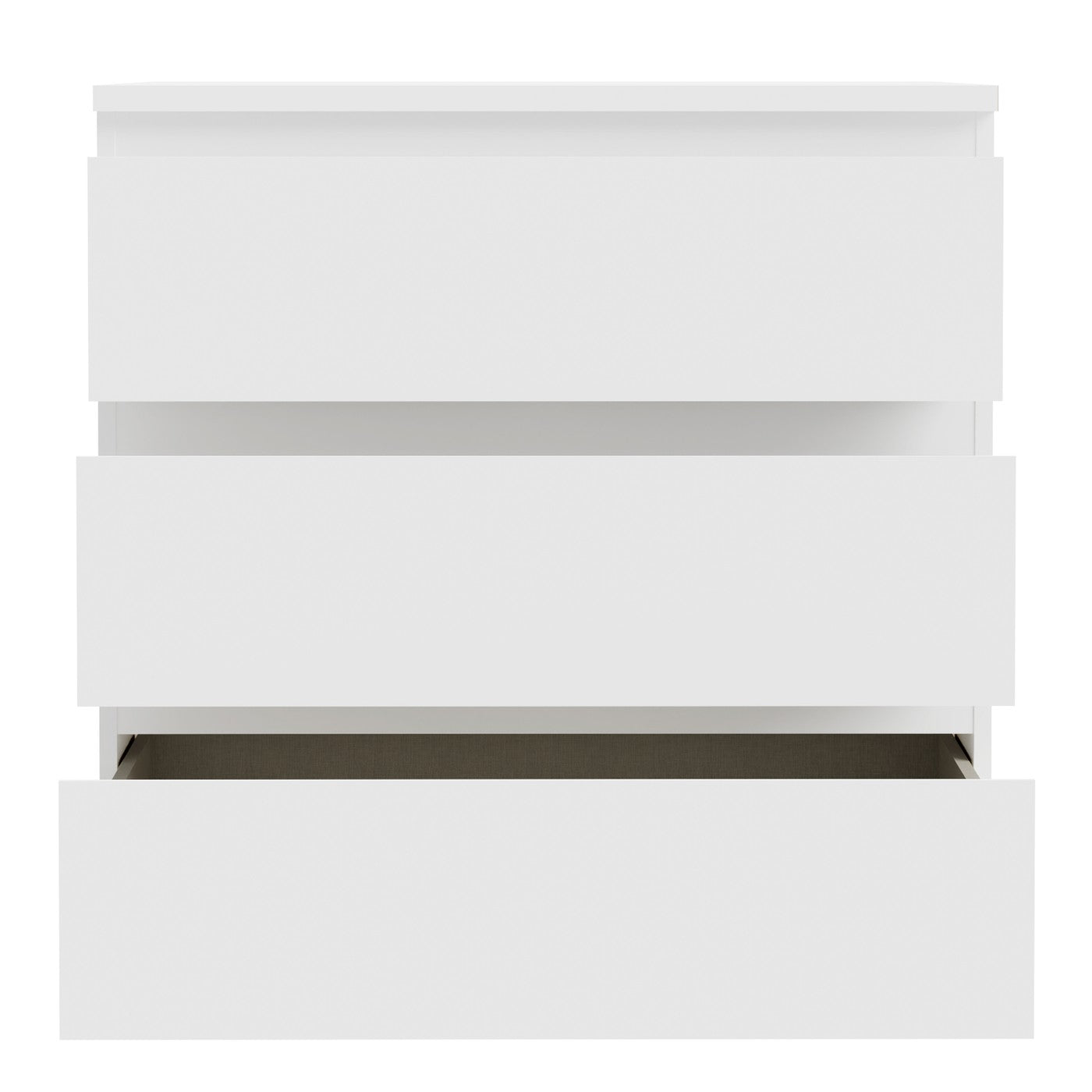 Edmore 79.8cm 3-Drawer Chest – White – image 6