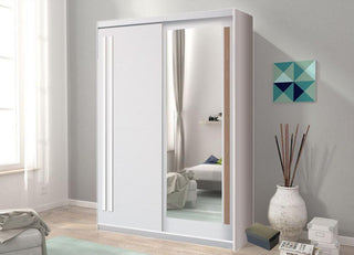 Effect 2 Sliding Door Wardrobe 175cm - Oak Lancelot – image 2