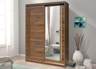 Effect 2 Sliding Door Wardrobe 175cm - Oak Lancelot – image 5