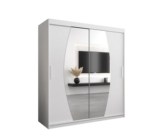 Elypse Sliding Door Wardrobe 180cm - White — view 1