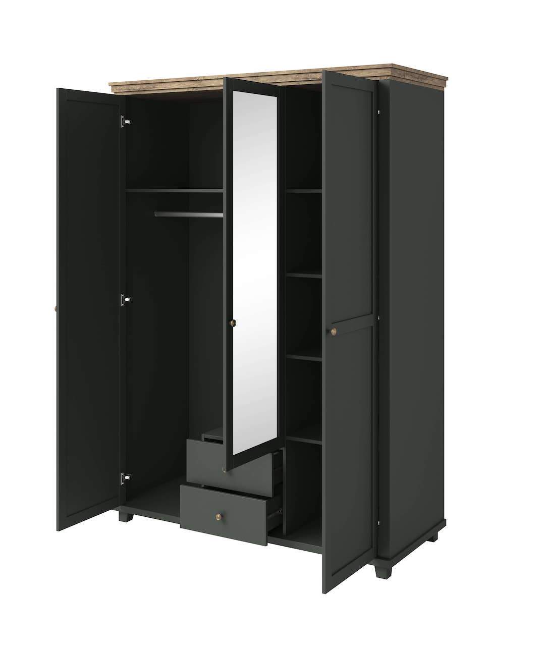Evora 19 - 3 Door Wardrobe 154cm - gallery image 2