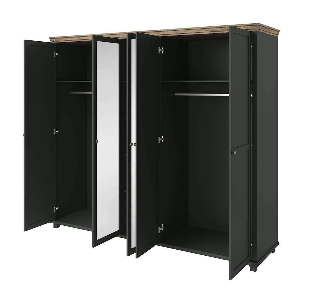Evora 21 - 5 Door Wardrobe 246cm - gallery image 2