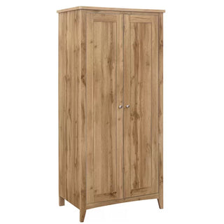 Hebron Wooden Wardrobe With 2 Doors In Oak