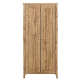 Hebron Wooden Wardrobe With 2 Doors In Oak