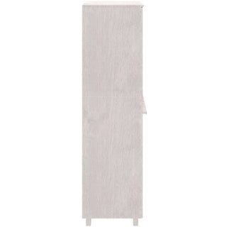 Hull Wooden Wardrobe With 2 Doors In White